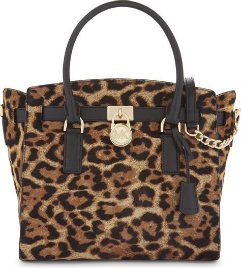 Michael Kors Hamilton Animal Print Large Bags & Handbags for 